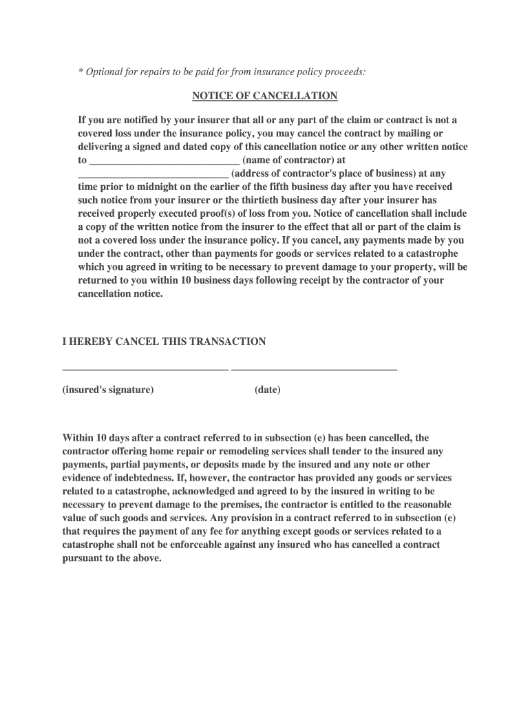 Illinois Contract Form