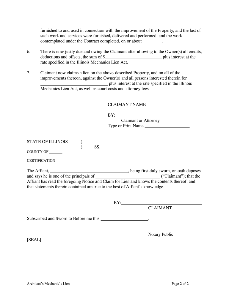 Illinois Claim Form