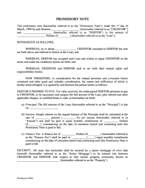 Term Equipment Promissory Note Promissory Note  Form