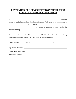 Illinois General Attorney  Form