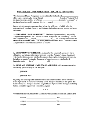 Indiana Assignment  Form