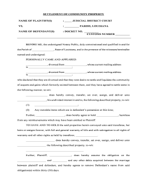 Property Movable Form