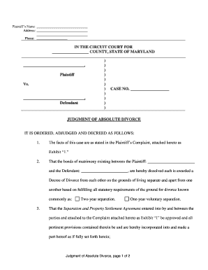 Fill and Sign the Md with Court Form