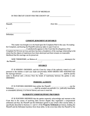 STATE of MICHIGAN SIXTH JUDICIAL CIRCUIT OAKLAND COUNTY  Form