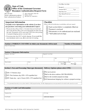  Request FormAuthentications Utah Gov 2018-2024