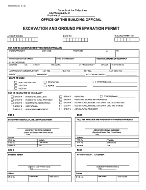 Fencing Permit Form