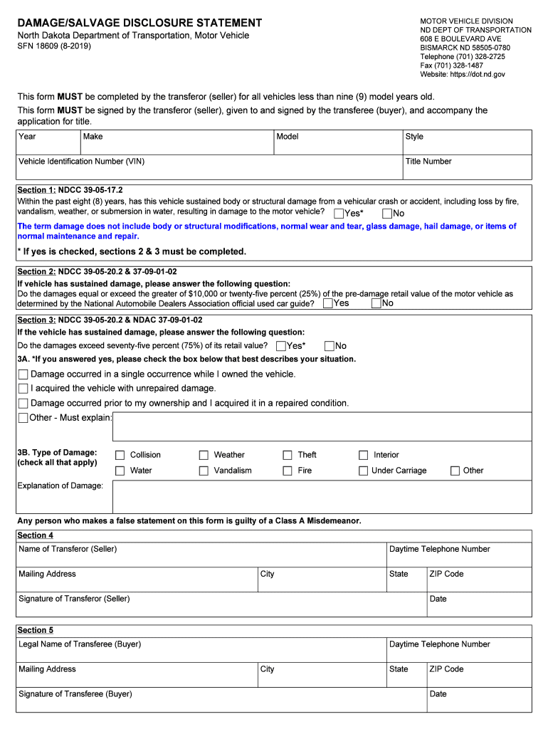  Sfn 18609 2019-2024