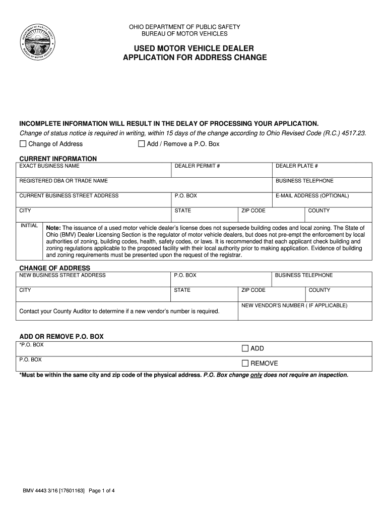  INCOMPLETE INFORMATION WILL RESULT in the DELAY of PROCESSING YOUR APPLICATION 2016