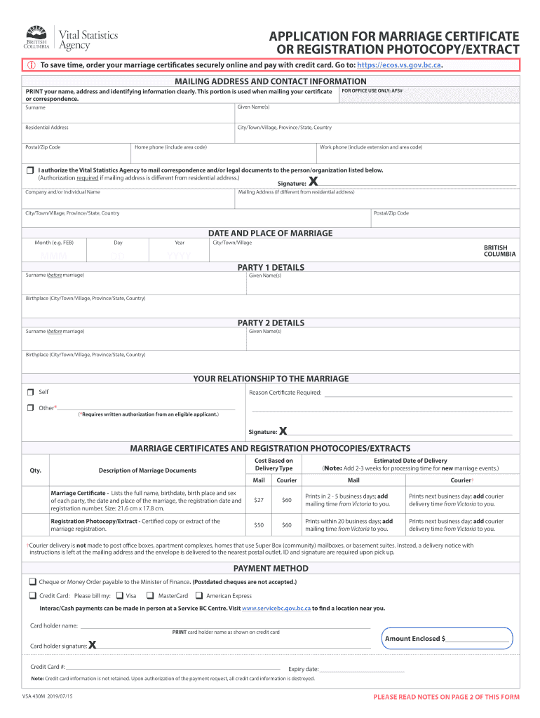  Vsa 430m 2019-2024