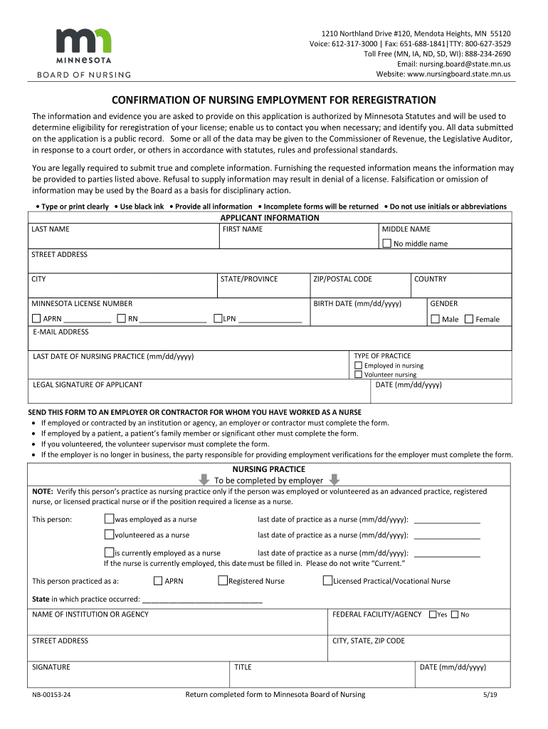 Nurses and Prescribing Minnesota Gov  Form