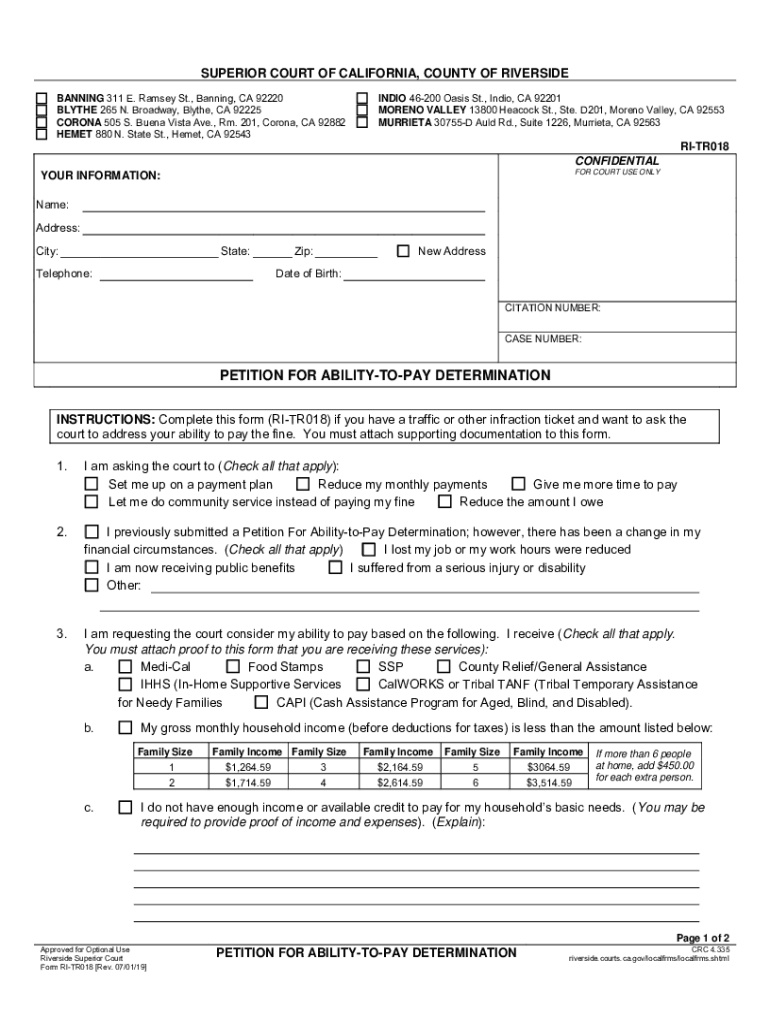  Ri Tr018 Form 2019-2024