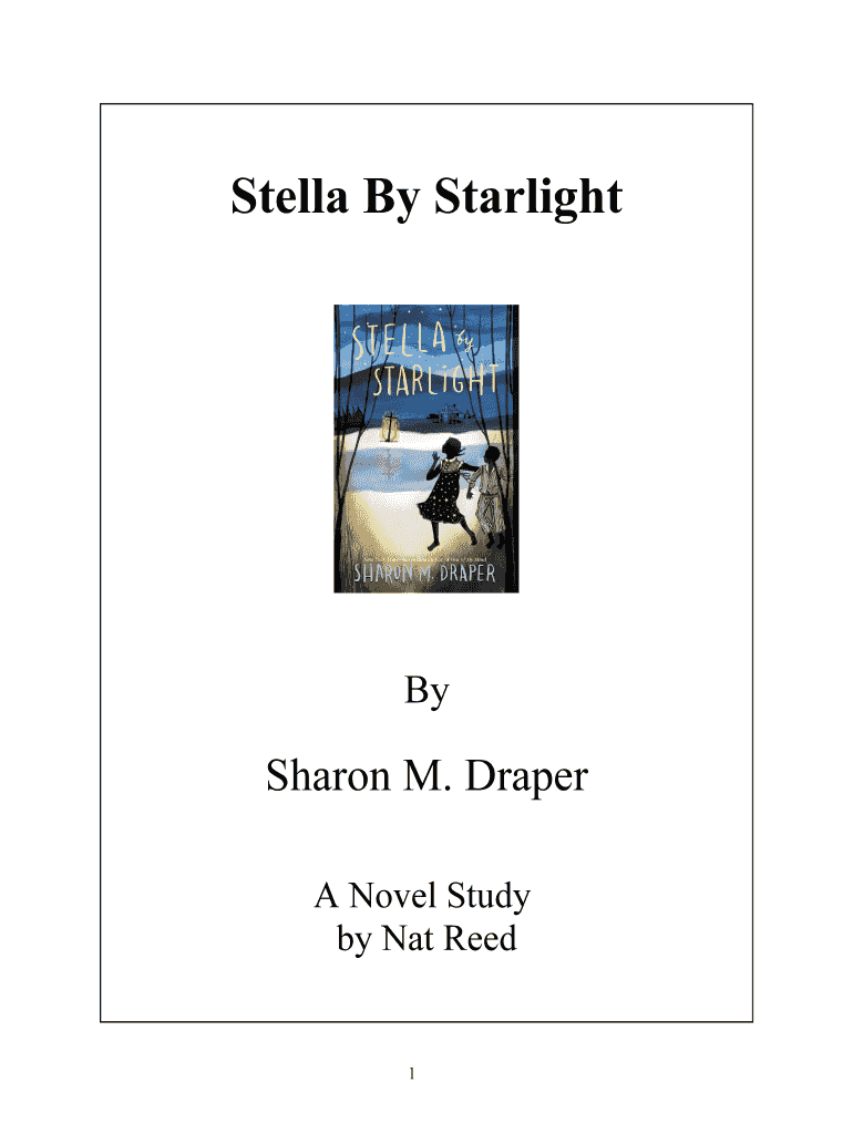 Stella by Starlight Vocabulary by Chapter Worksheets &amp;amp; Teaching  Form