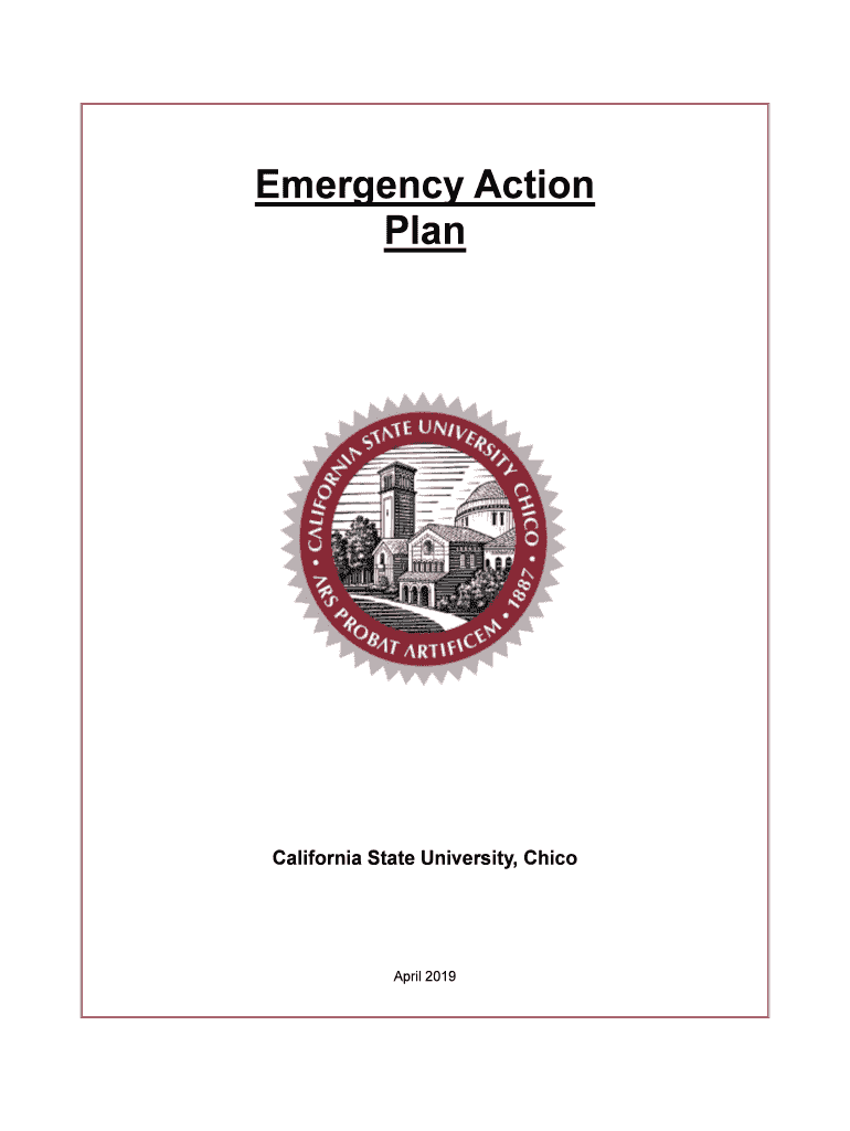 University Emergency Action Plan 2019-2024
