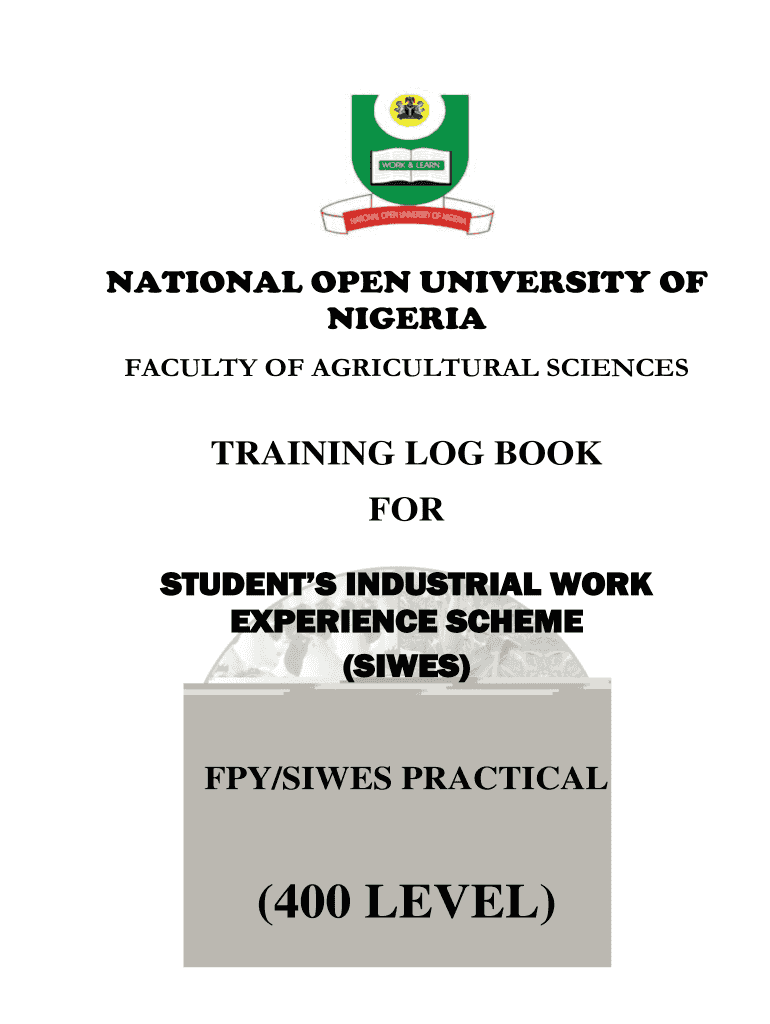 How to Fill Siwes Log Book for Agriculture  Form