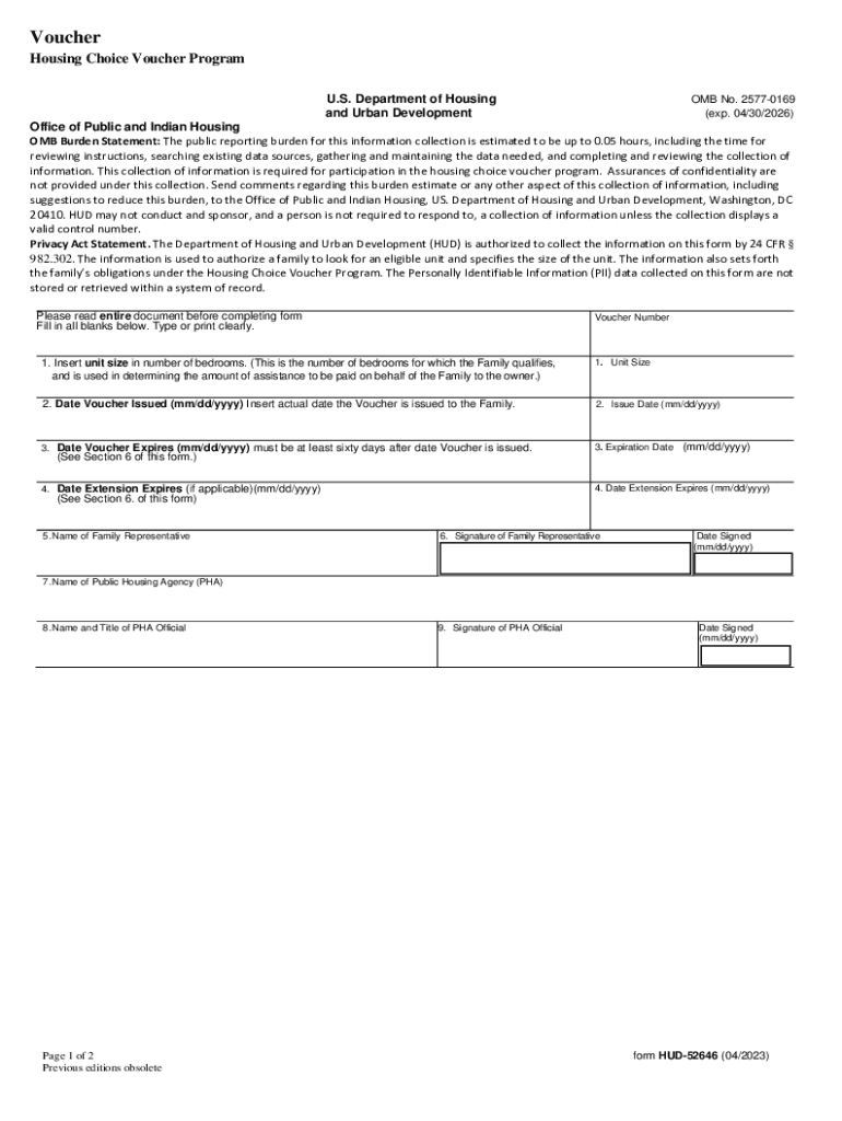  Voucher Housing Choice Voucher Program S Departm 2023-2024