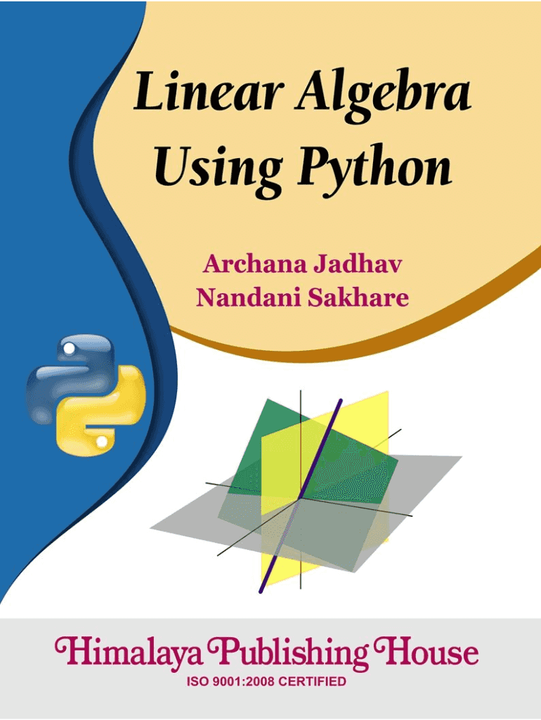 Linear Algebra Using Python PDF  Form