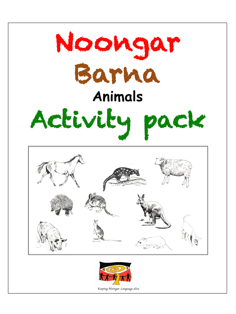 Animals Noongar Boodjar Language Centre  Form