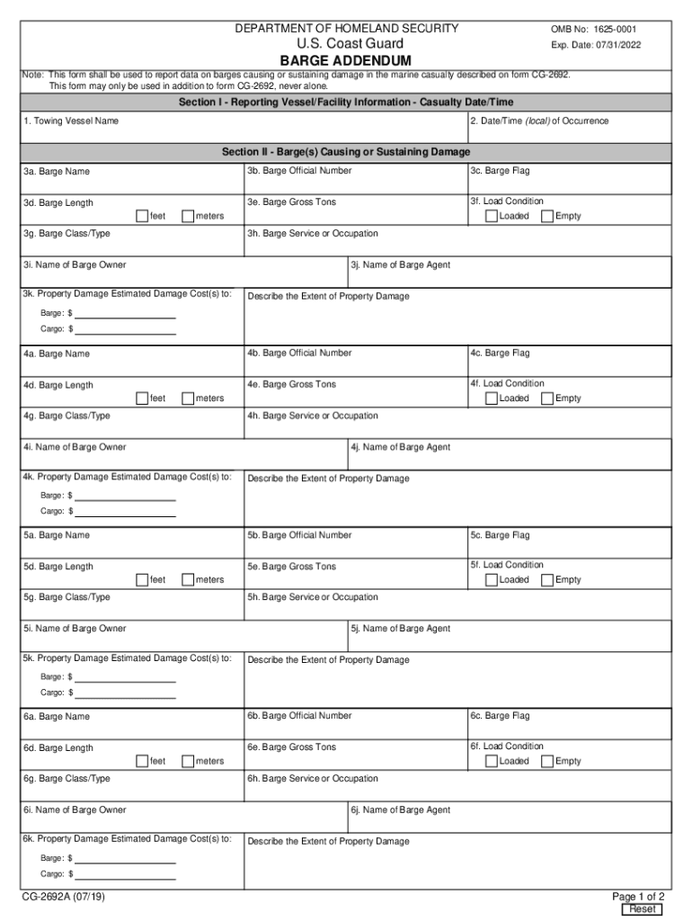  CG2692A PDF Barge Addendum 2019-2024