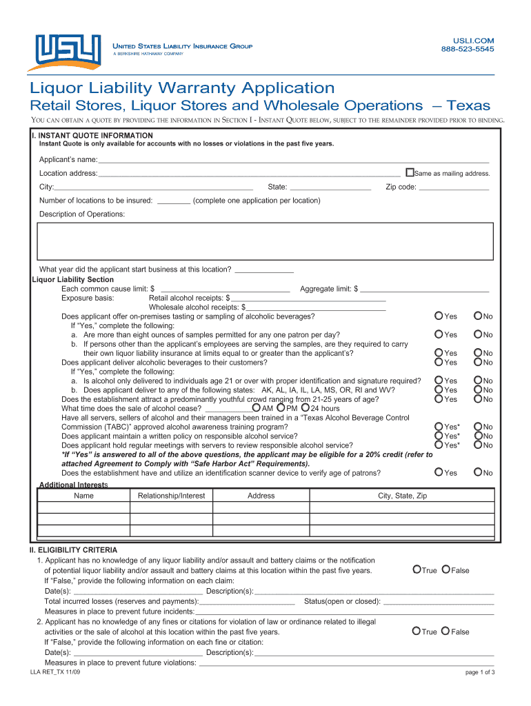  Retail Stores, Liquor Stores and Wholesale Operations Texas 2009-2024