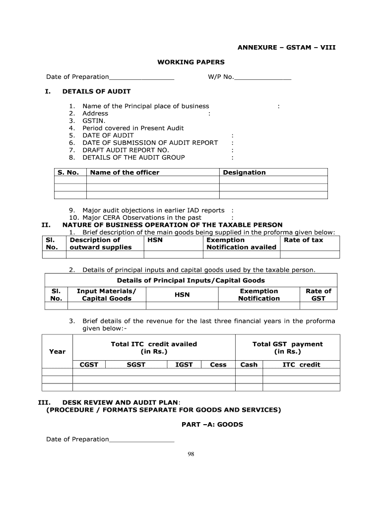 Gstam 1 Format in Word