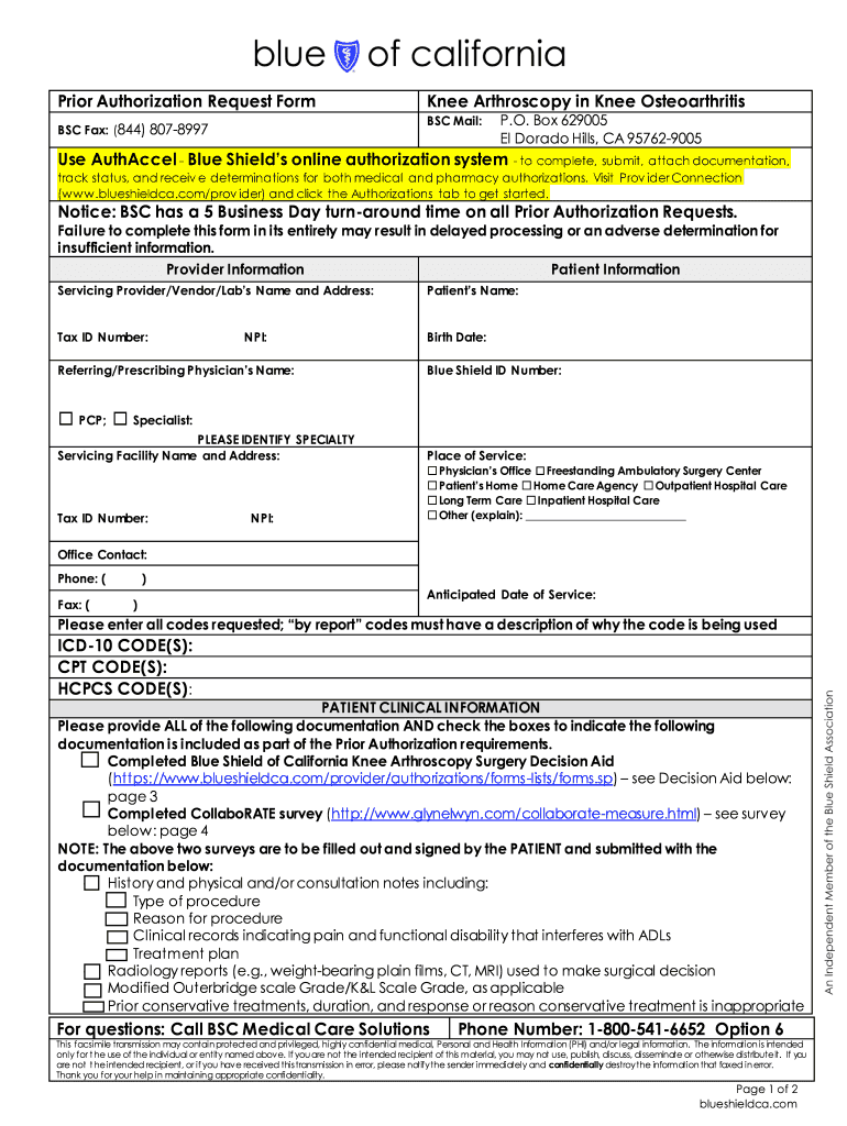  Prior Authorization for Select Hip, Knee Harvard Pilgrim Health Care 2017-2024