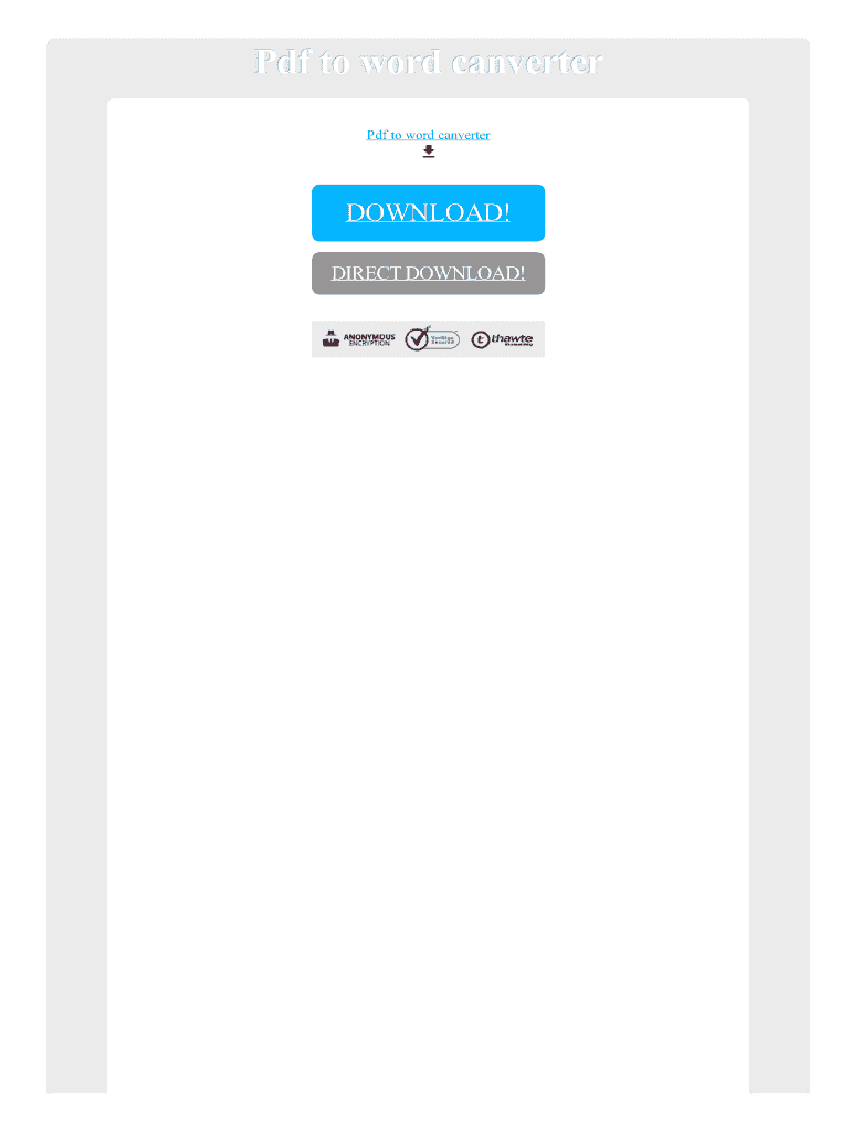 PDF to Word Online Converter the Easiest to Edit 100  Form