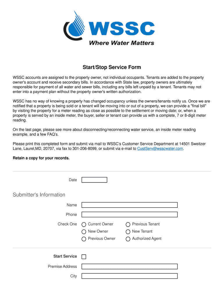 Wssc Form