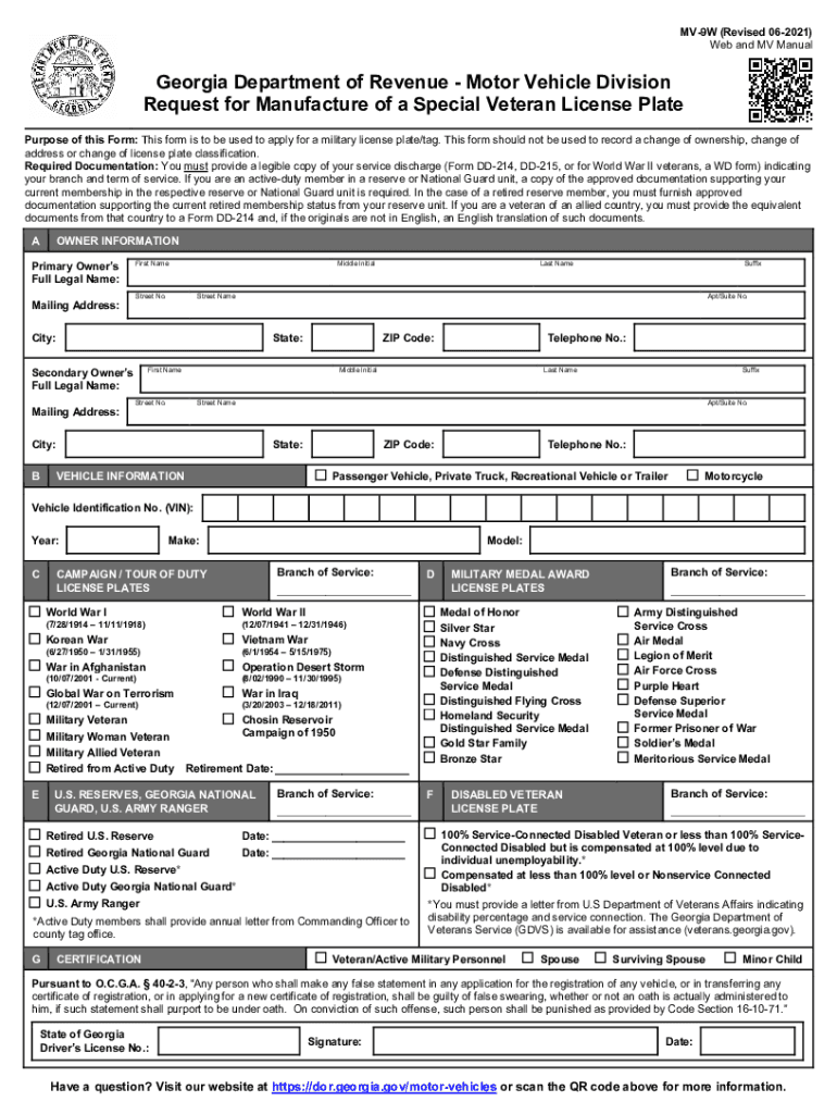  Form Mv 9w 2021-2024