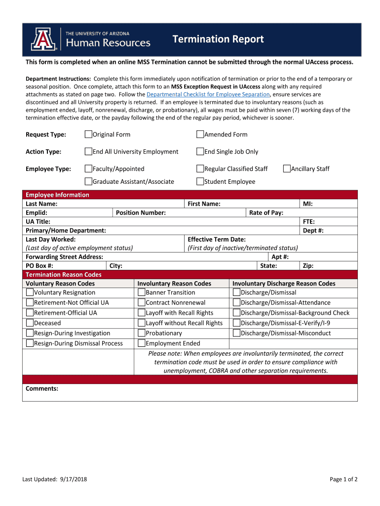  of Termination Report 2018-2024