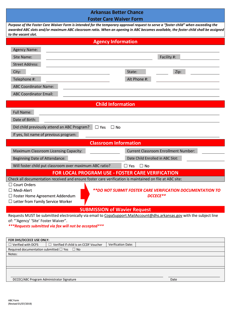 Nebraska Department of Children and Family Services  Form