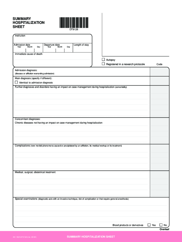 AH 109A PDF  Form