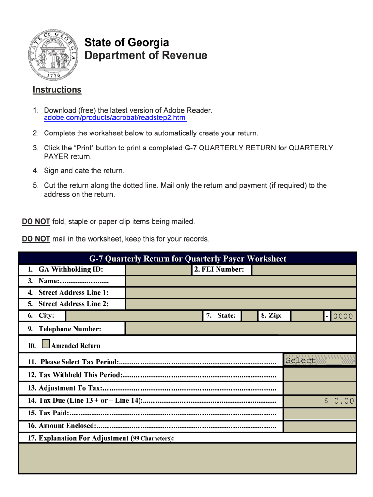  Form G 7 2019