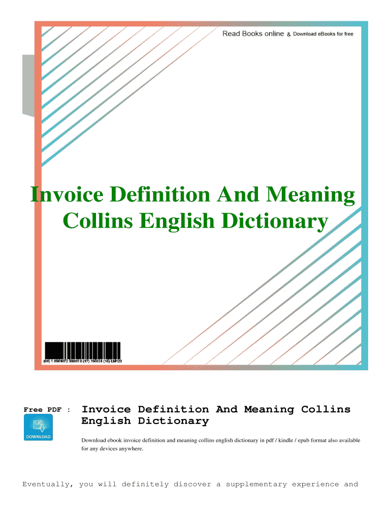 Collins English Dictionary PDF Download  Form