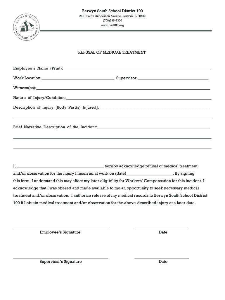WORKERS COMPENSATION REFUSAL FORM DOCX