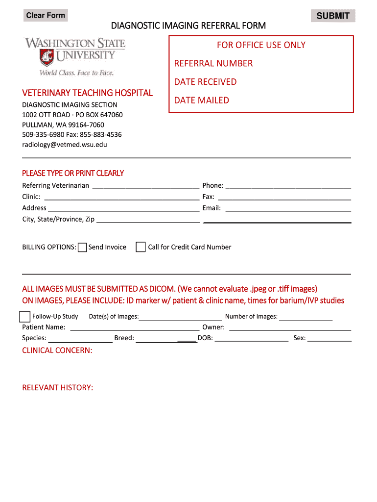 Wsu Referral Form