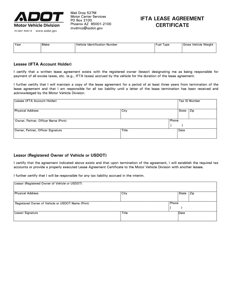 Ifta Lease Agreement  Form