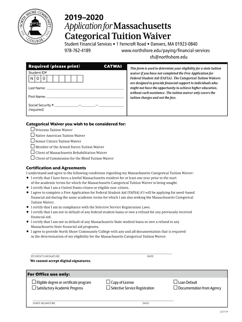  This Form is Used to Determine Your Eligibility for a State Tuition 2019