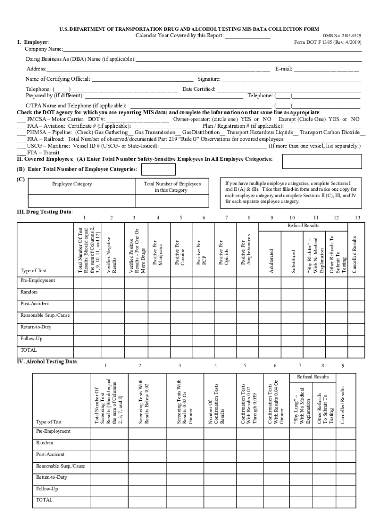  MIS Data Collection Form 2019-2024