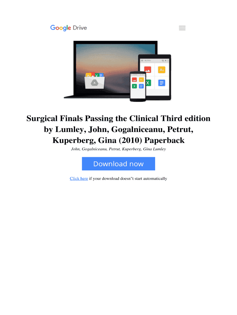 Surgical Finals Passing the Clinical PDF  Form