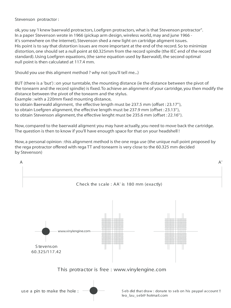 Stevenson Protractor PDF  Form