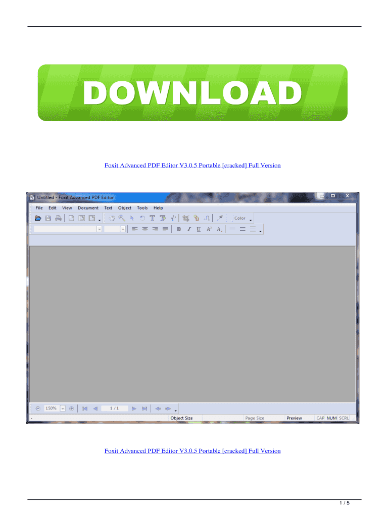 Foxit PDF Editor 3 0 5 0 Full Crack  Form