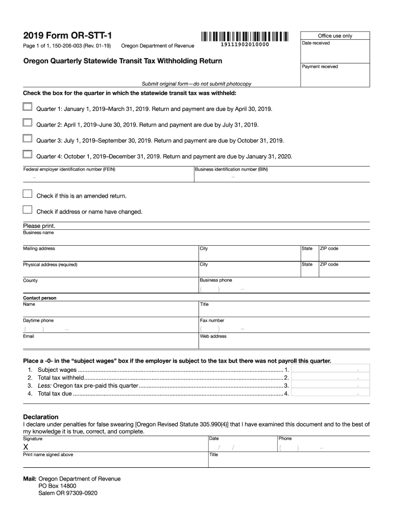  Form or Stt 1 2019