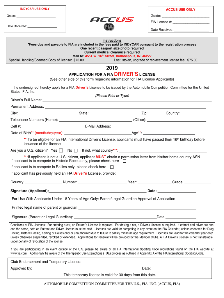 Chapter 4 Entrants and Drivers IndyCar Com  Form