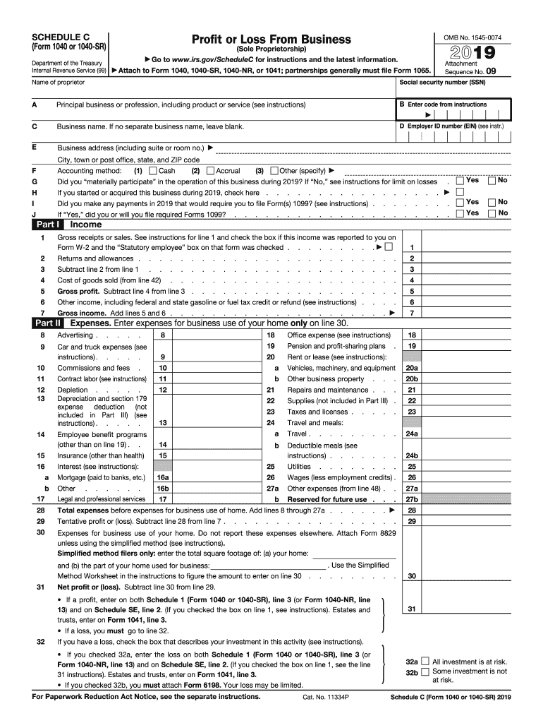 Schedule C  Form