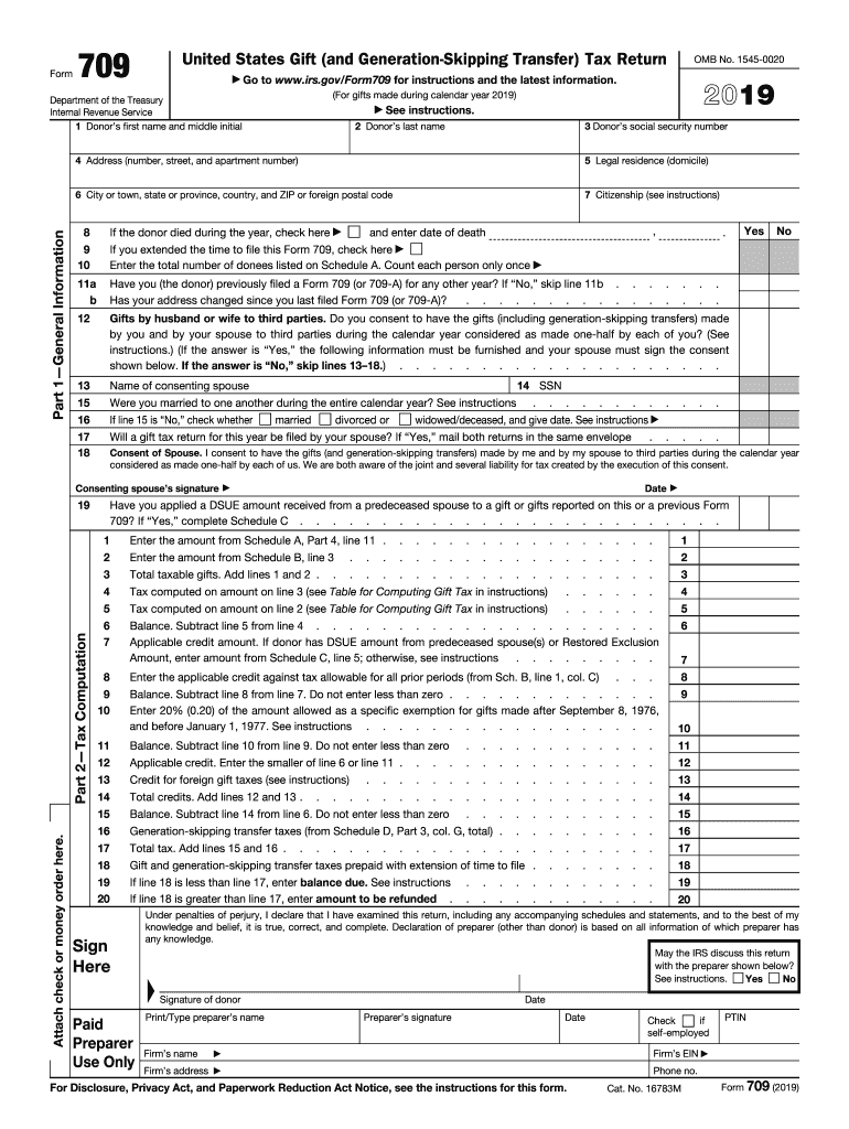 Form Gift Tax