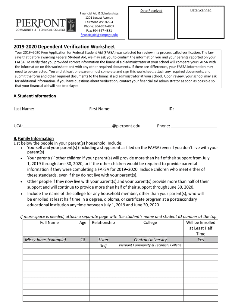  Financial AidFinancial AidFairmont State University 2019