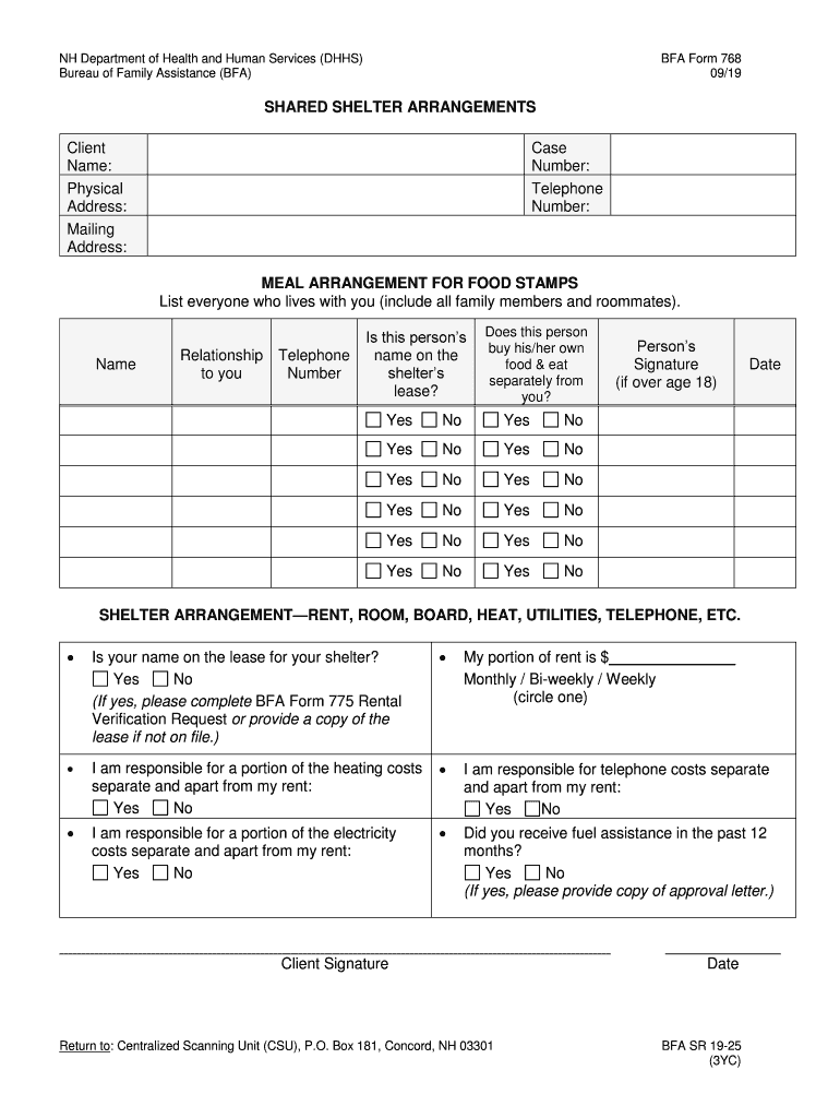 Dfa Form 768