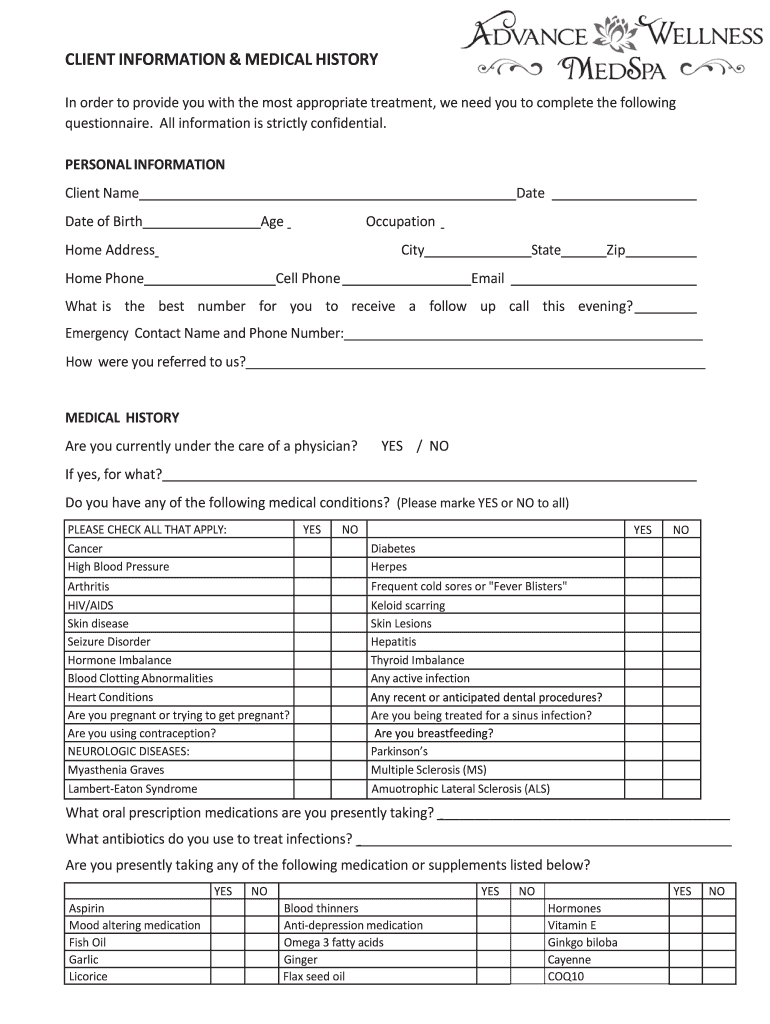 Intake Form