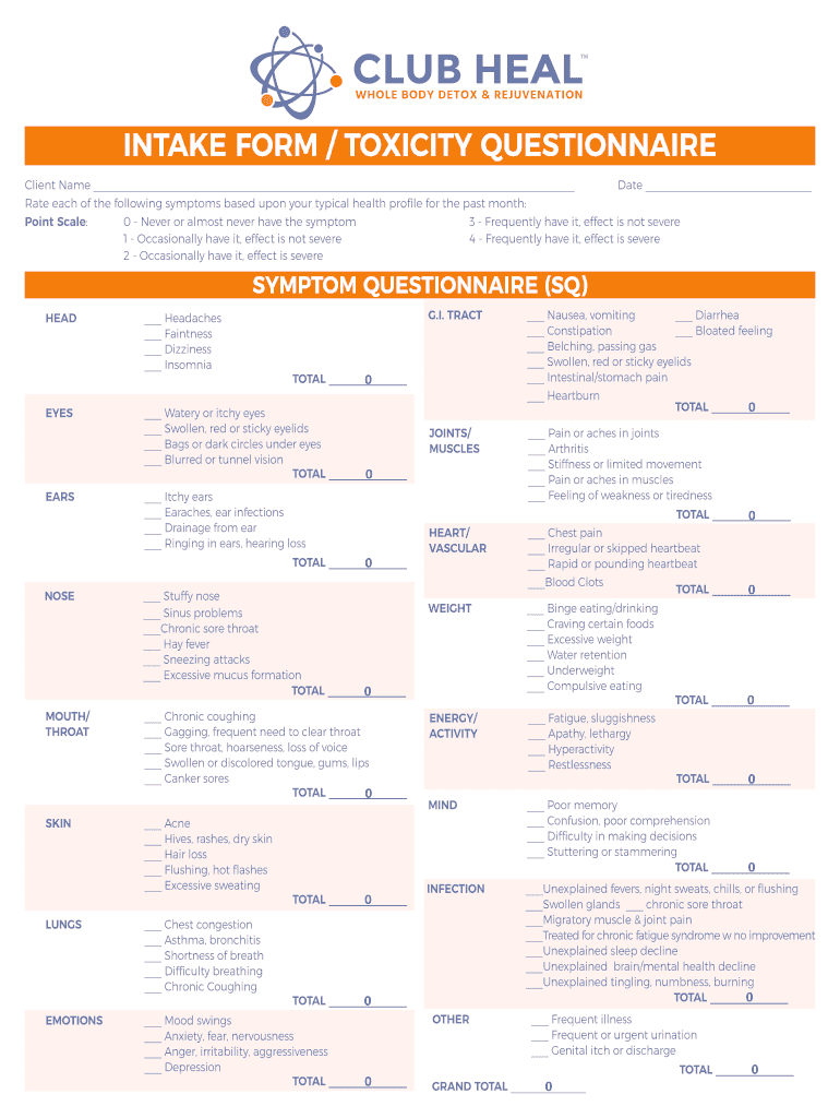 Functional Medicine Adult New Patient Intake Forms Amy