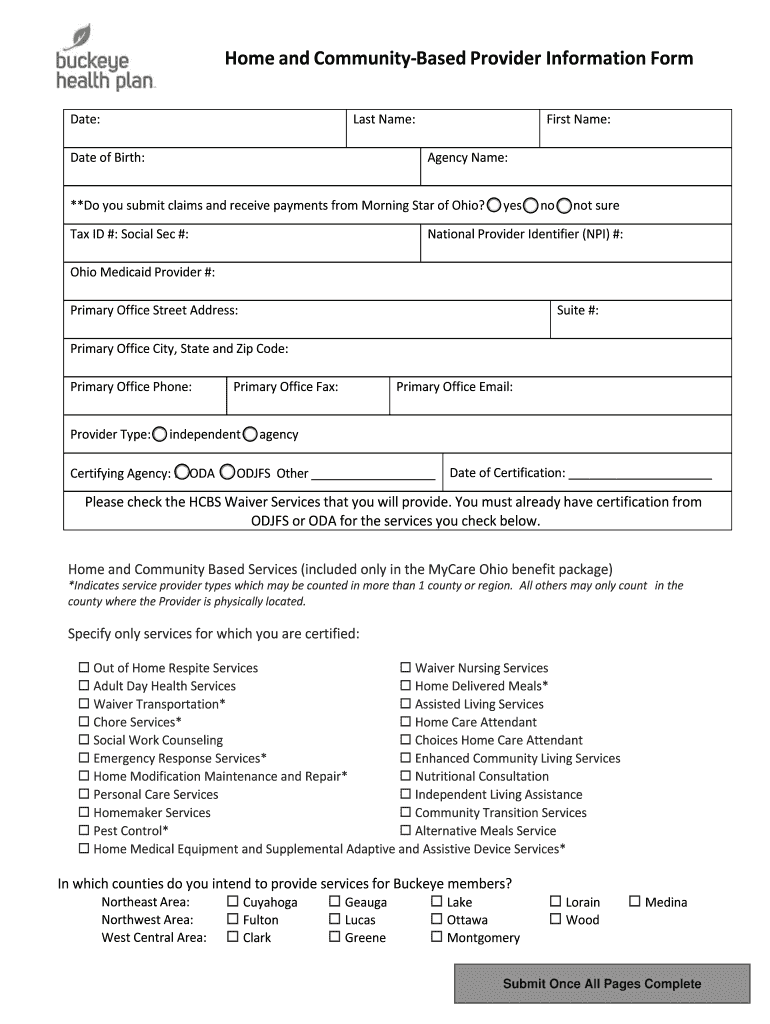 Buckeye Waiver  Form